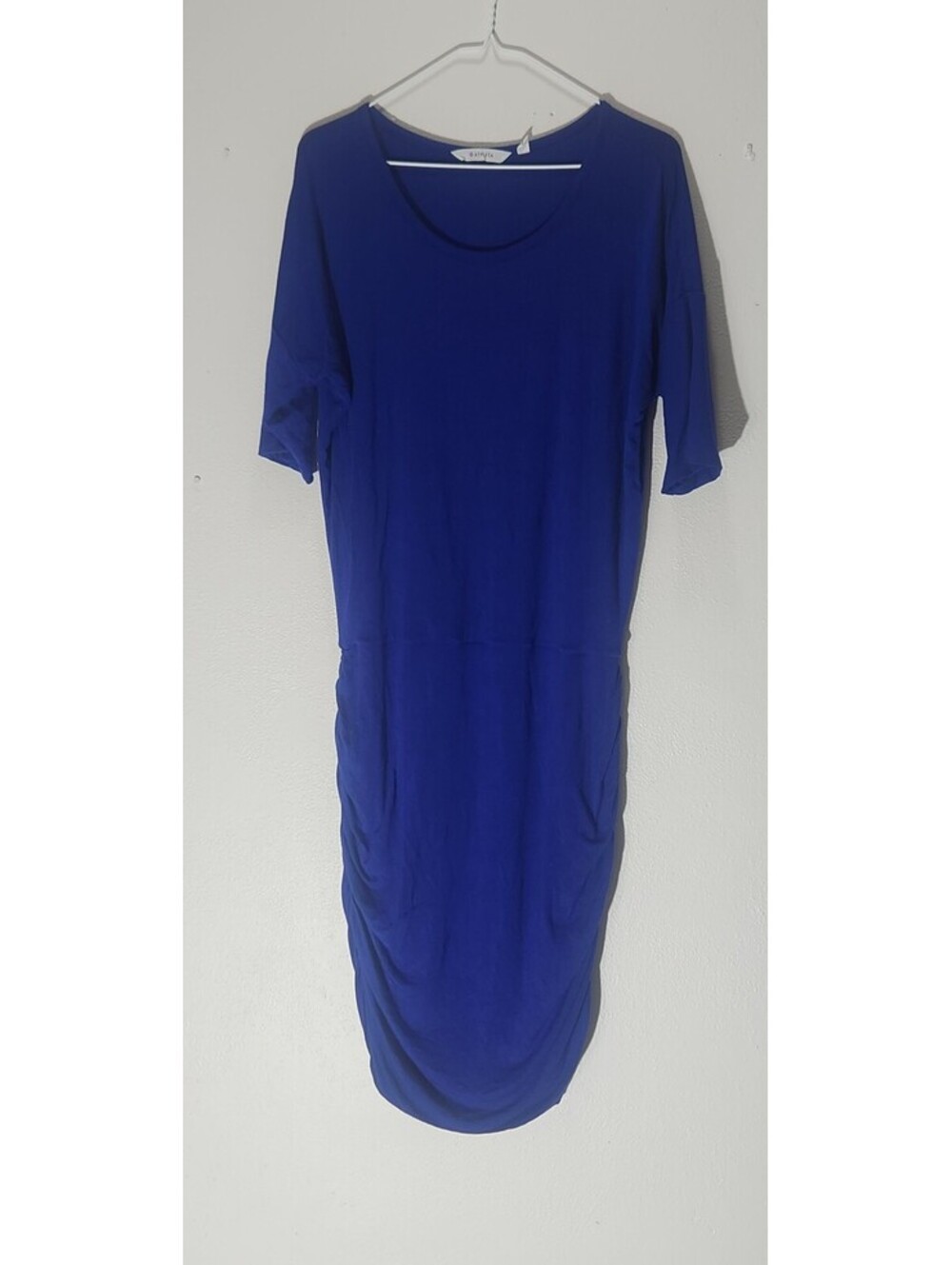 Athlete royal blue mid dress